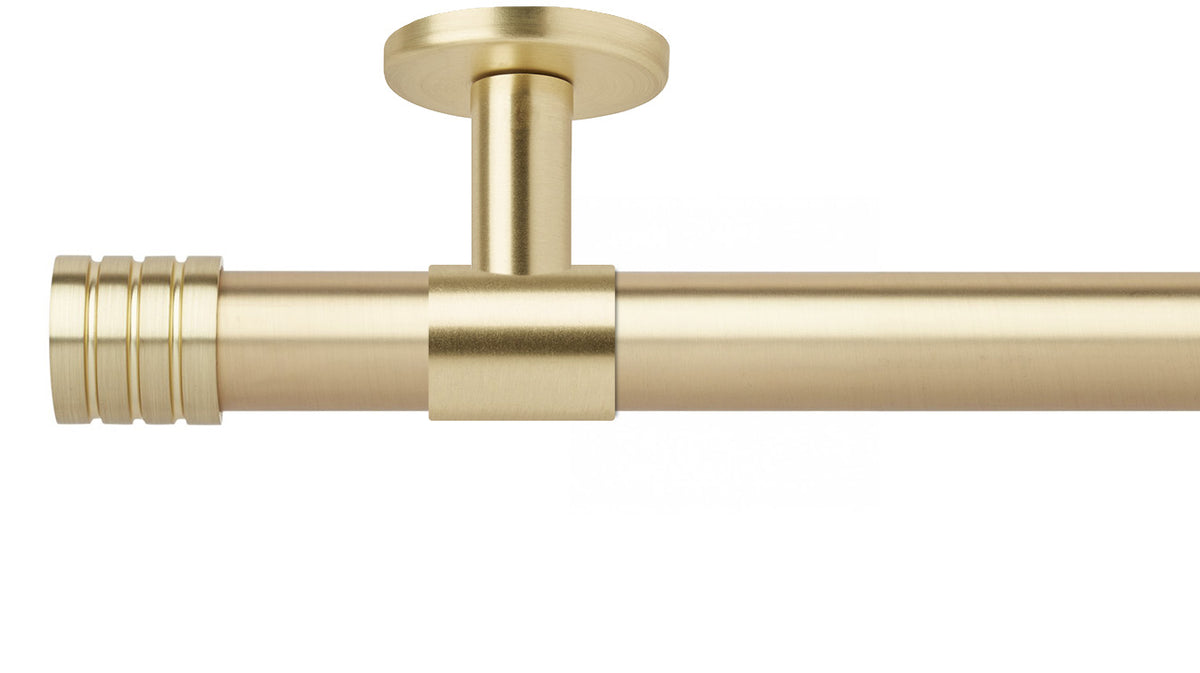 Rolls Neo Stud 35mm Metal Curtain Pole - Fendow