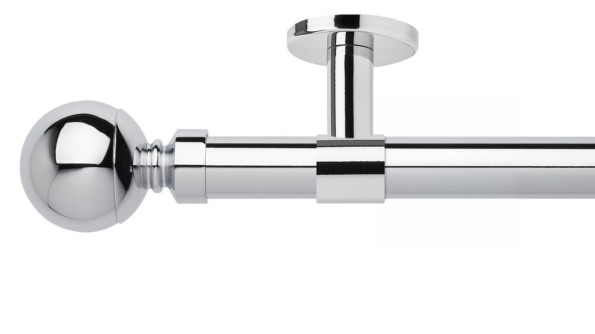 Rolls Neo Ball 28mm Metal Curtain Pole