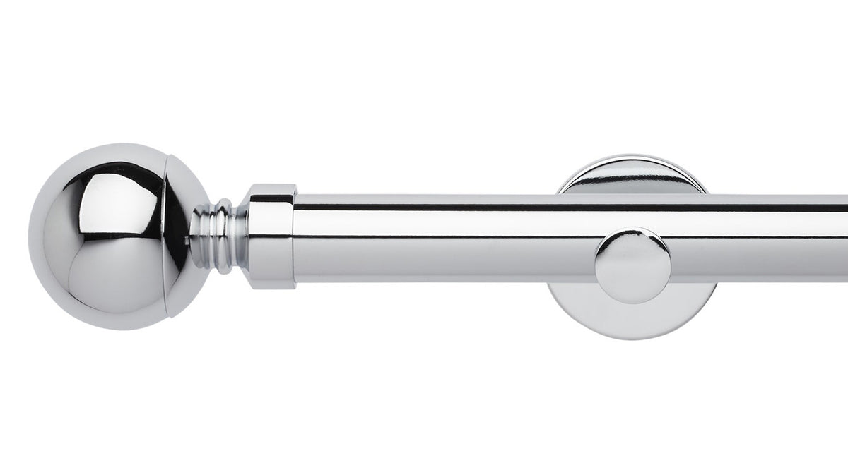 Rolls Neo Ball 28mm Metal Curtain Pole