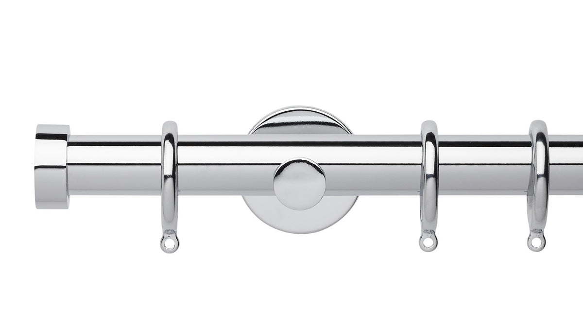 Rolls Neo End Cap 28mm Metal Curtain Pole