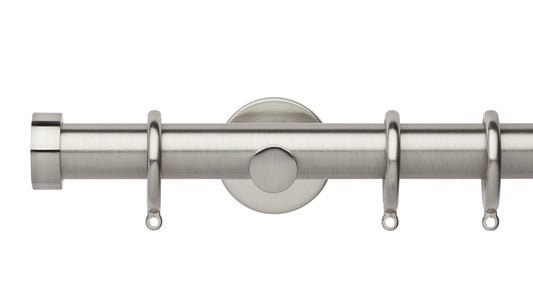 Rolls Neo End Cap 28mm Metal Curtain Pole - Fendow