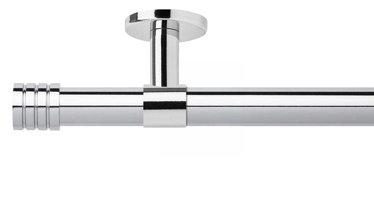 Rolls Neo Stud 28mm Metal Curtain Pole