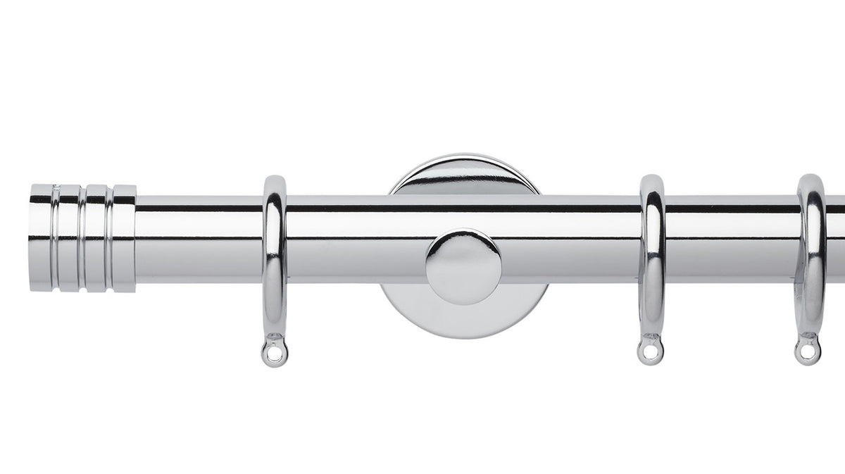 Rolls Neo Stud 28mm Metal Curtain Pole