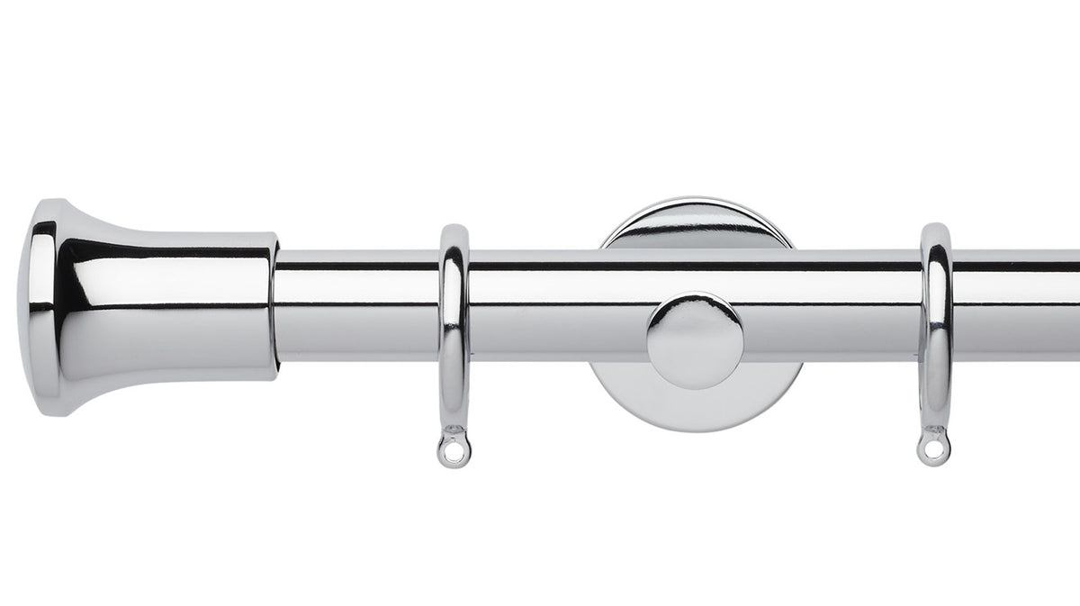 Rolls Neo Trumpet 28mm Metal Curtain Pole