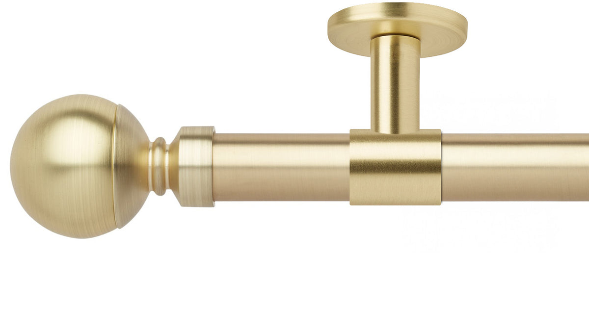 Rolls Neo Ball 35mm Metal Curtain Pole - Fendow