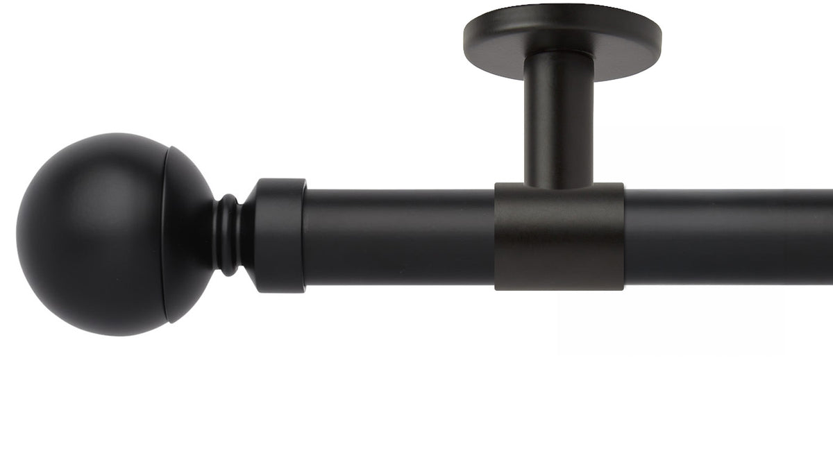 Rolls Neo Ball 35mm Metal Curtain Pole - Fendow