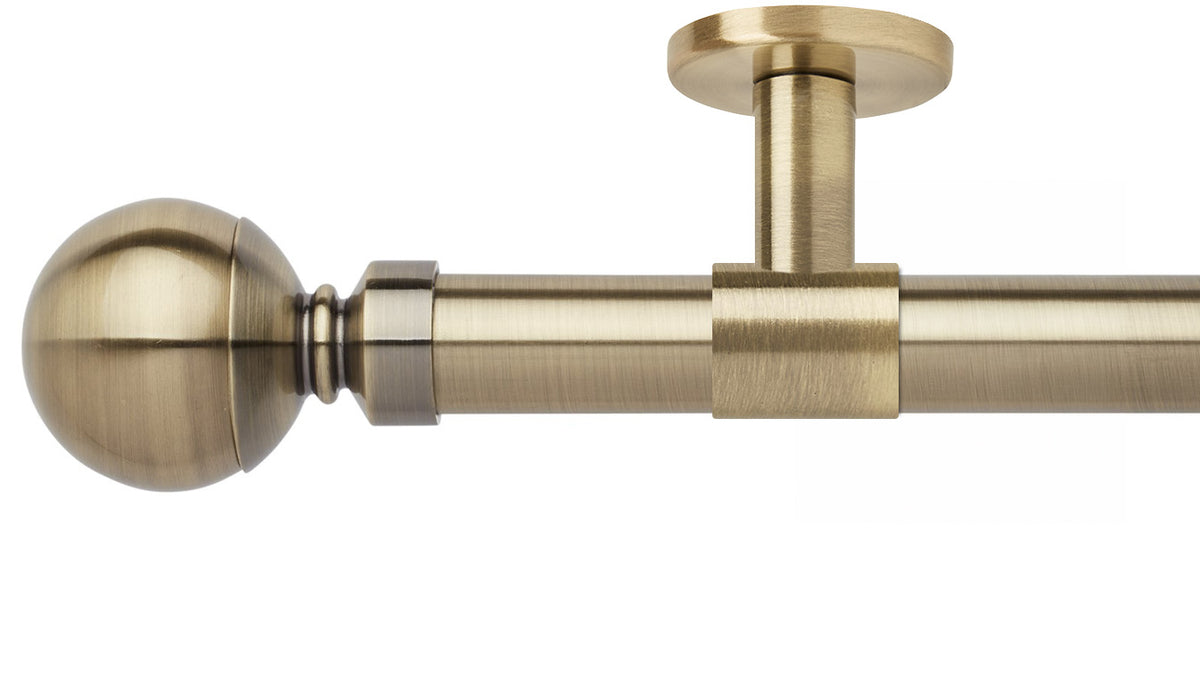 Rolls Neo Ball 35mm Metal Curtain Pole - Fendow
