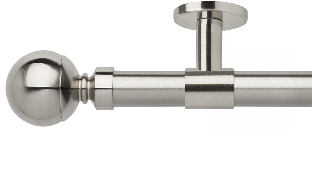 Rolls Neo Ball 35mm Metal Curtain Pole - Fendow