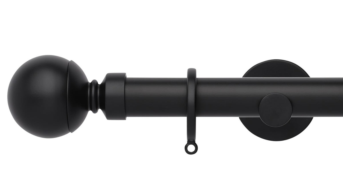 Rolls Neo Ball 35mm Metal Curtain Pole - Fendow