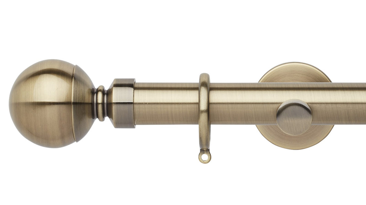 Rolls Neo Ball 35mm Metal Curtain Pole - Fendow
