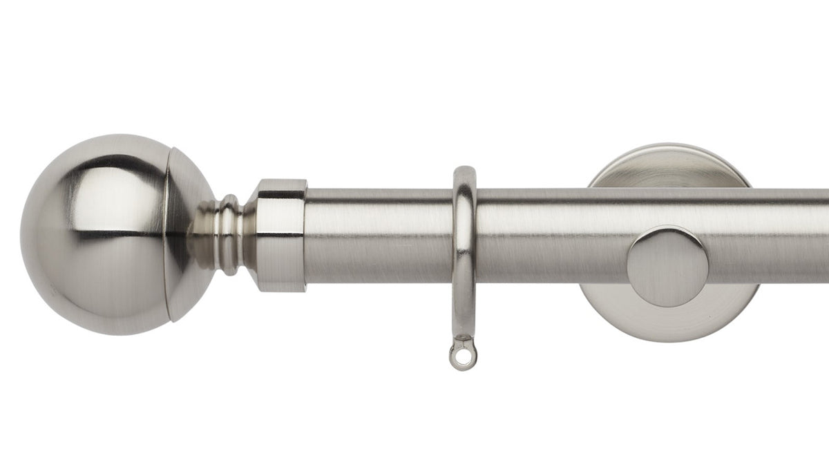 Rolls Neo Ball 35mm Metal Curtain Pole - Fendow