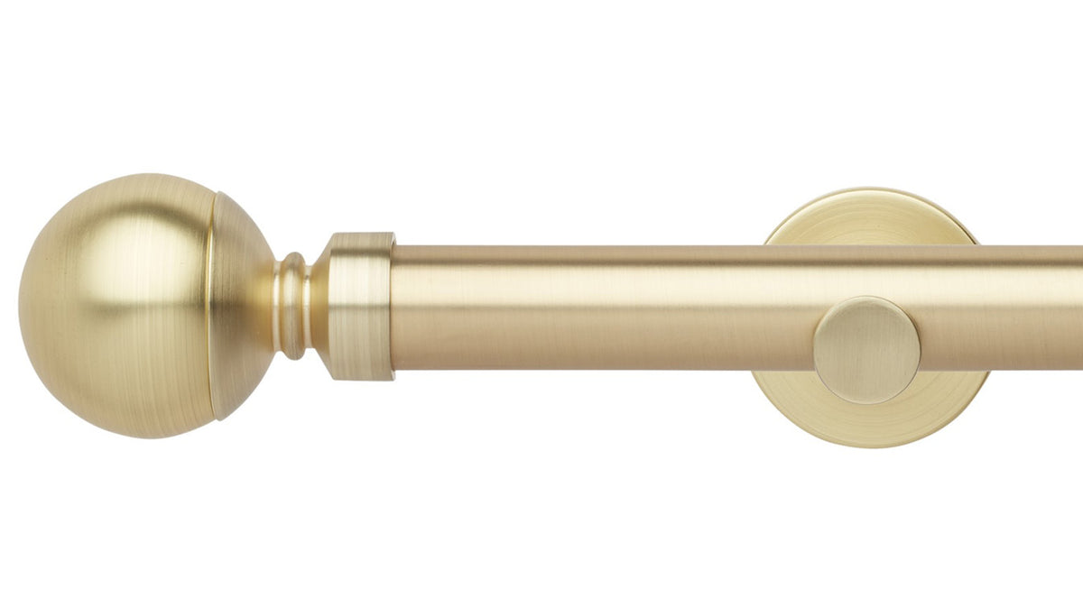 Rolls Neo Ball 35mm Metal Curtain Pole - Fendow