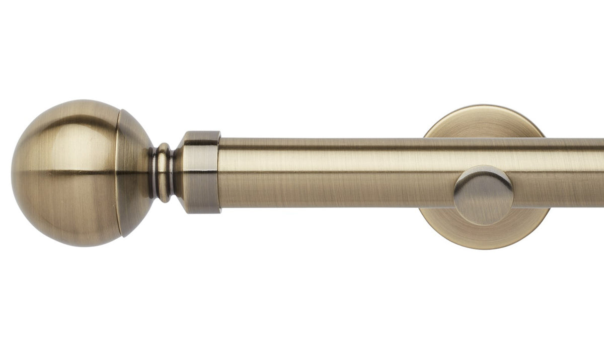 Rolls Neo Ball 35mm Metal Curtain Pole - Fendow