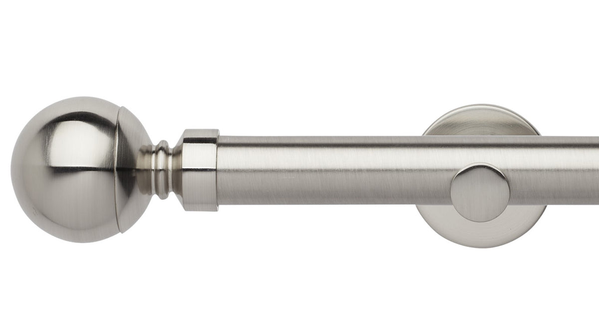 Rolls Neo Ball 35mm Metal Curtain Pole - Fendow