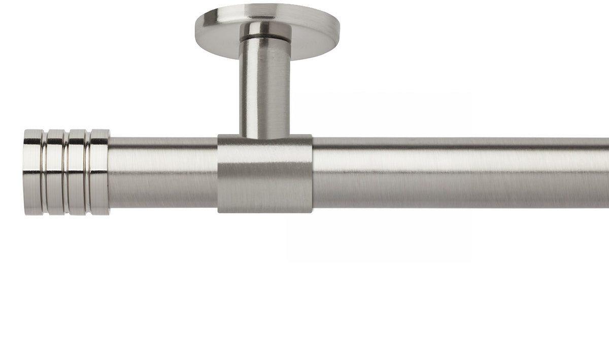 Rolls Neo Stud 35mm Metal Curtain Pole - Fendow