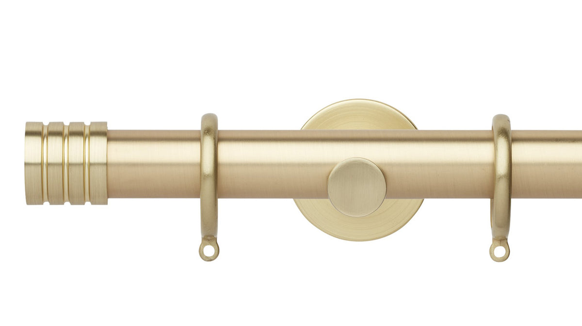 Rolls Neo Stud 35mm Metal Curtain Pole - Fendow