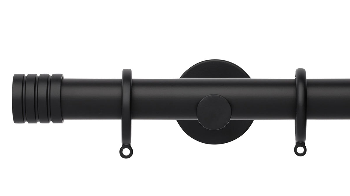 Rolls Neo Stud 35mm Metal Curtain Pole - Fendow