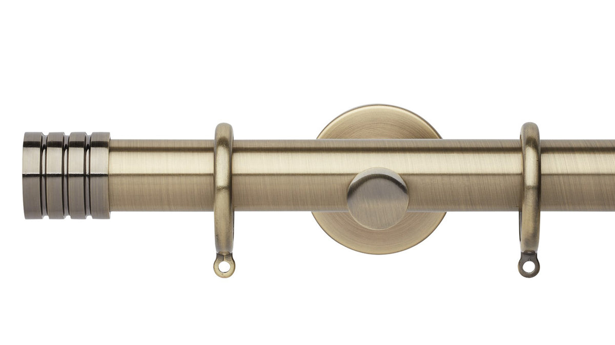 Rolls Neo Stud 35mm Metal Curtain Pole - Fendow