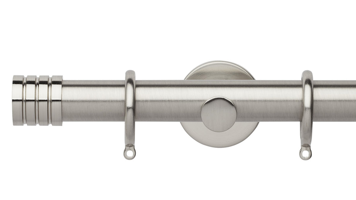 Rolls Neo Stud 35mm Metal Curtain Pole - Fendow
