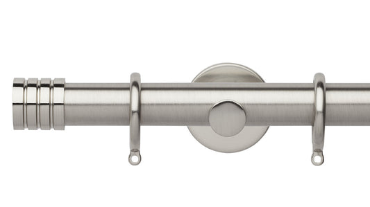 Rolls Neo Stud 35mm Metal Curtain Pole - Fendow