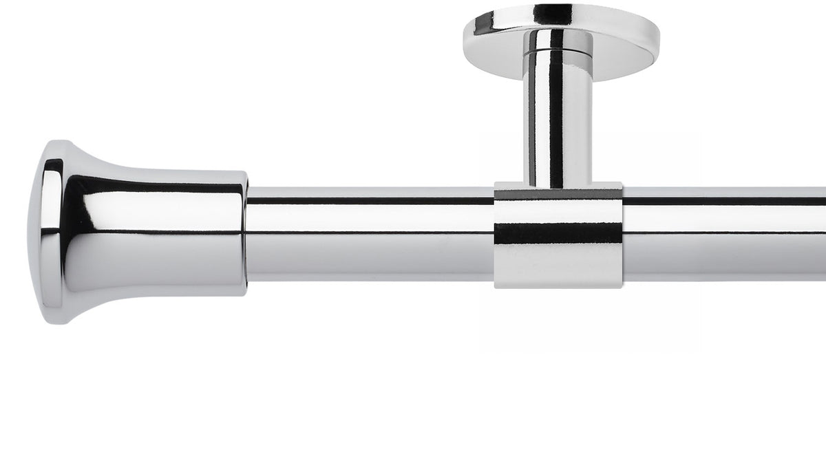 Rolls Neo Trumpet 35mm Metal Curtain Pole - Fendow