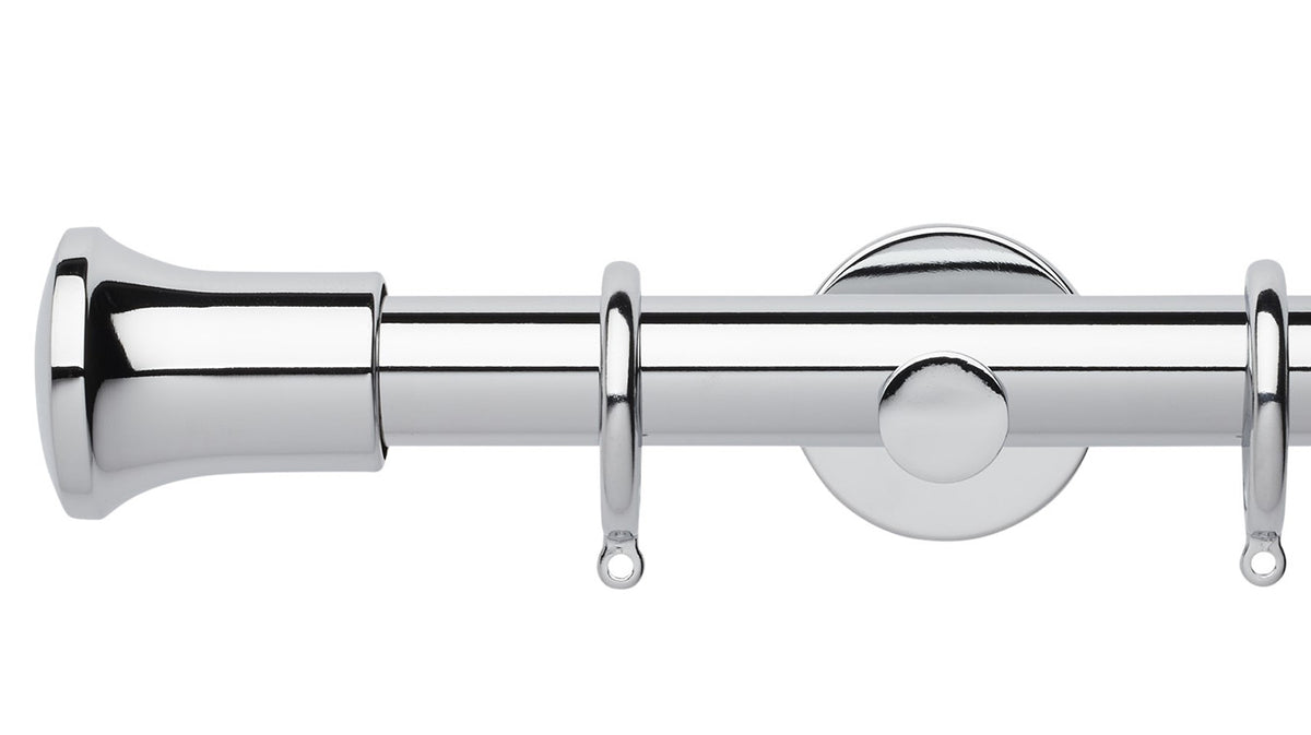 Rolls Neo Trumpet 35mm Metal Curtain Pole - Fendow