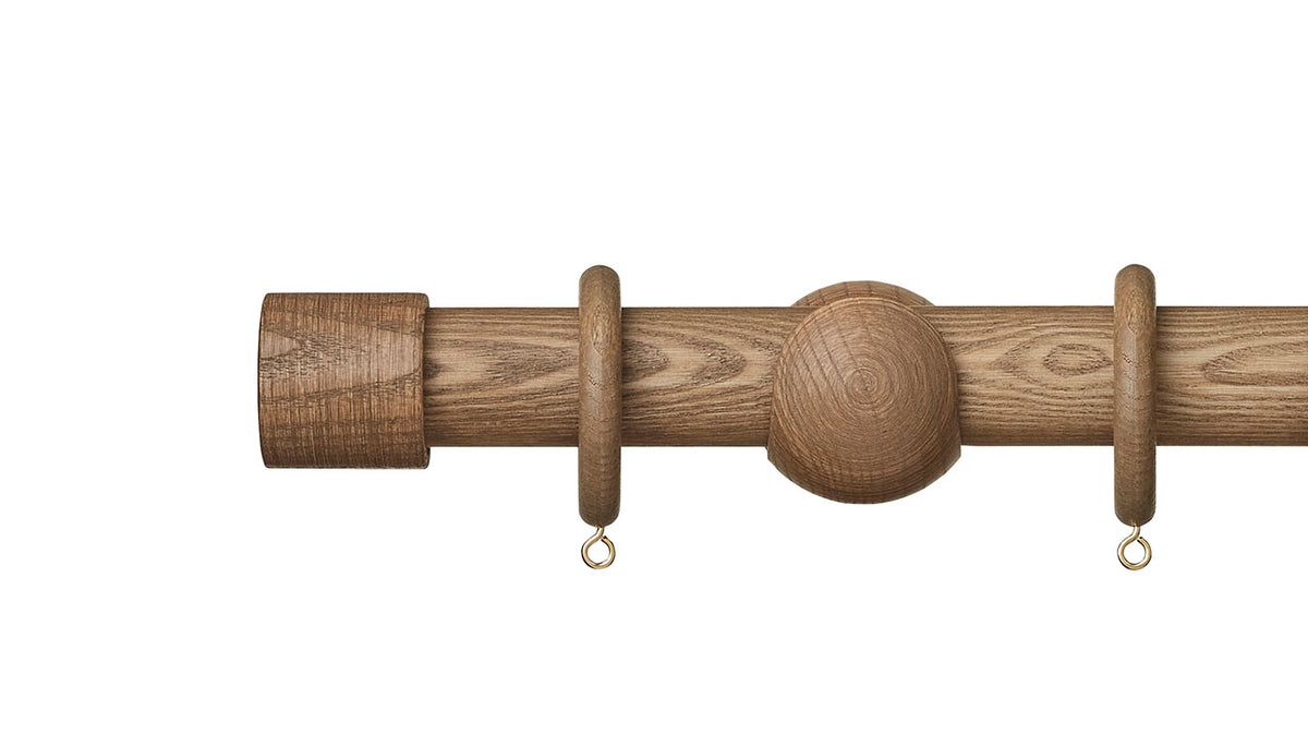 Hallis Hudson Eden End Cap 35mm Wooden Curtain Pole