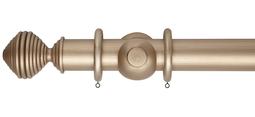 Rolls Museum Dune 45mm Wooden Curtain Pole - Fendow