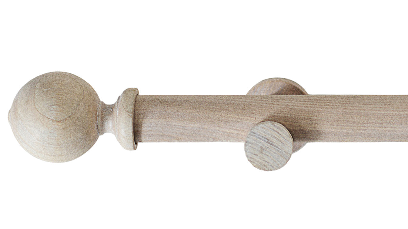 Laura Ashley Mitchell 28mm Wooden Curtain Pole