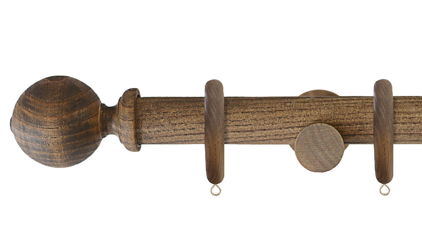 Laura Ashley Mitchell 28mm Wooden Curtain Pole