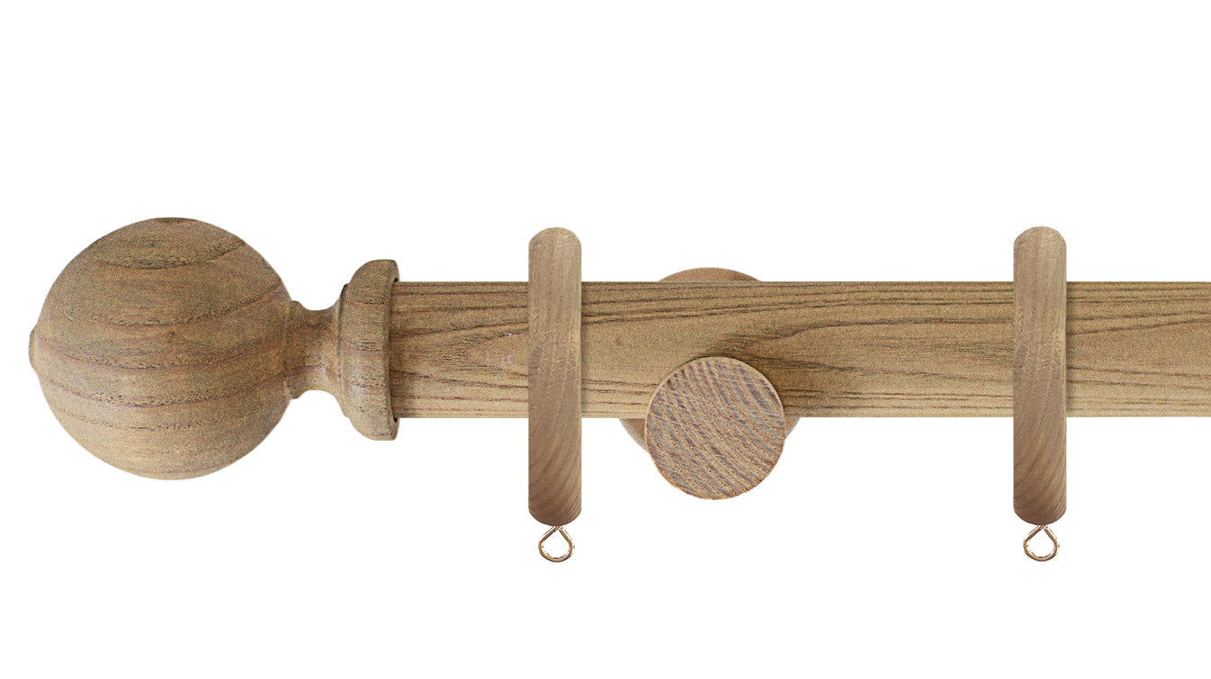 Laura Ashley Mitchell 28mm Wooden Curtain Pole