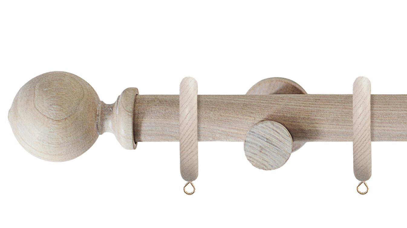 Laura Ashley Mitchell 28mm Wooden Curtain Pole
