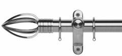 Galleria Metals Caged Spear 35mm Metal Curtain Pole