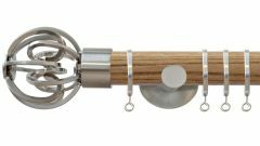 Strand Circle Cage 35mm Wooden Curtain Pole