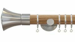 Strand Cone 35mm Wooden Curtain Pole
