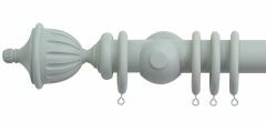 Seychelles Fluted Urn 40mm Wooden Curtain Pole