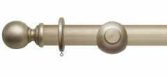 Modern Country Ball 45mm Wooden Curtain Pole