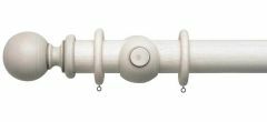 Modern Country Ball 55mm Wooden Curtain Pole