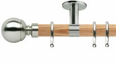 Neo Ball 28mm Wooden Curtain Pole