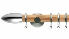 Neo Bullet 28mm Wooden Curtain Pole