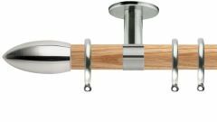 Neo Bullet 35mm Wooden Curtain Pole