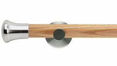 Neo Trumpet 35mm Wooden Curtain Pole