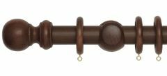 Woodline 35mm Wooden Curtain Pole