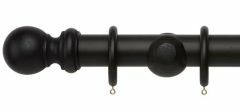 Woodline 50mm Wooden Curtain Pole