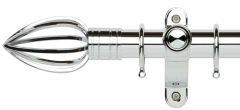 Galleria Metals Caged Spear 50mm Metal Curtain Pole