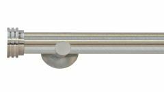 Strand Ribbed End Stopper 35mm Metal Curtain Pole