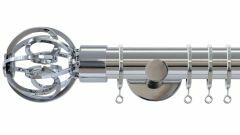 Strand Circle Cage 35mm Metal Curtain Pole