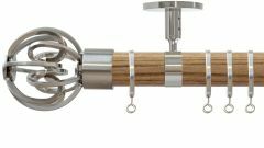 Strand Circle Cage 35mm Wooden Curtain Pole