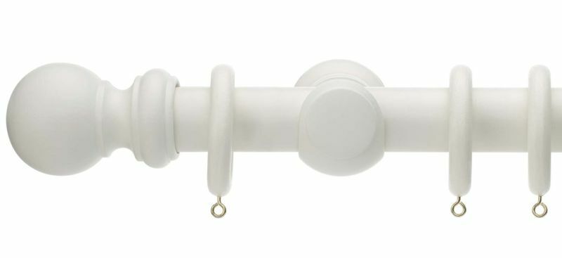 Rolls Honister 28mm Wooden Curtain Pole Sets 