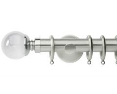 Neo Clear Ball 35mm Metal Curtain Pole